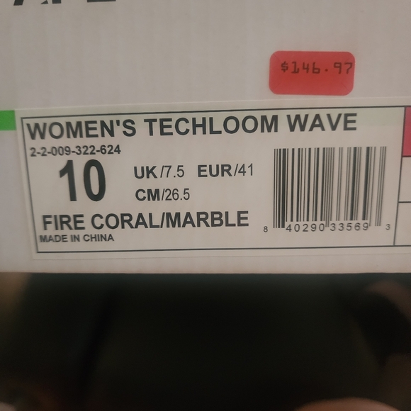 APL Techloom Wave Women's Pink Sneakers For Coral/ Marble - Picture 4 of 4